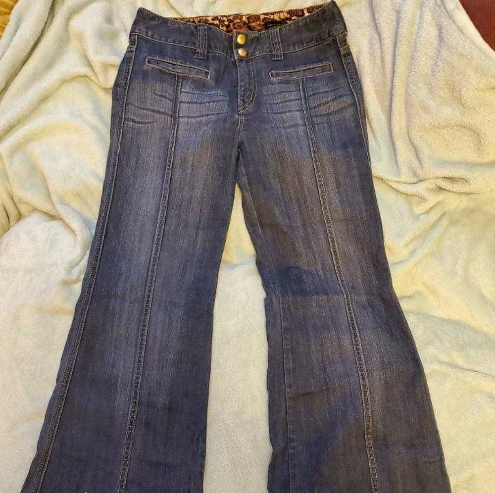 Express High Waist Wide Leg Jeans